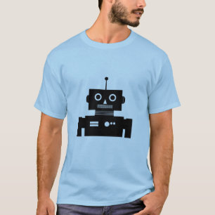 T-shirt Rétro chemise de forme de robot