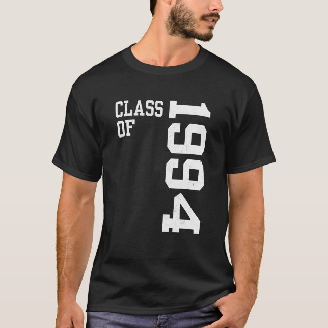 T-shirt Retro Class of 1994 Senior High School Reunion Vin (Devant)