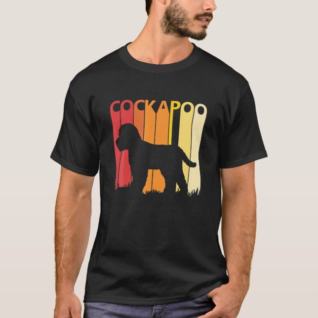 T-shirt Retro Cockapoo Dog  Merry Christmas Gift (Devant)