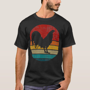 T-shirt Retro Cockfight Rooster Vintage