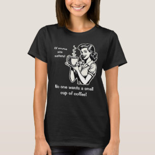 T-shirt Retro Coffee Tee - Graphique Vintage féminin des a