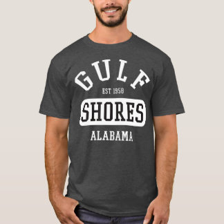 T-shirt Retro College Style Gulf Shores AL Women Men