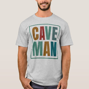 T-shirt Retro Colours Cave Homme Caver Escalade Lover