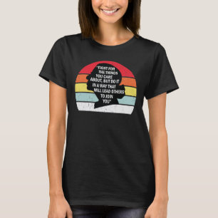 T-shirt Retro Combat Pour Les Choses Qui Vous Intéressent