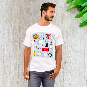 T-shirt Retro Comic Explosion Pop Art