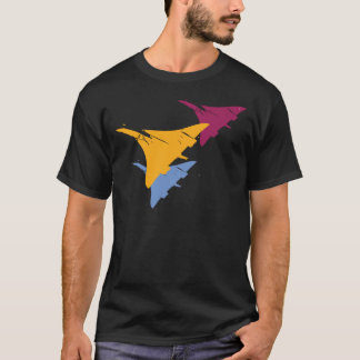 T-shirt Rétro conception de vol d'aviation d'avion de