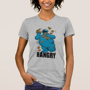 T-shirt Retro Cookie Monster Faim préhistorique