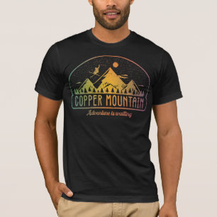 T-shirt Retro Copper Mountain Ski Adventure est en attente