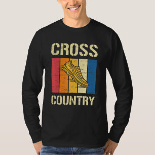 T-shirt Retro Cross Country Running Sport Cardio W