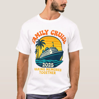 T-shirt Retro Cruise Shirt Family Vacation 2025
