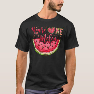T-shirt Retro Cute You Are One Melon Valentine's Day Cute