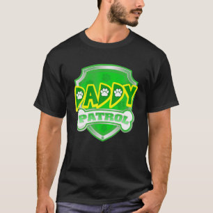 T-shirt Retro Daddy Patrol Vaporware Chiens mignons Aimer 