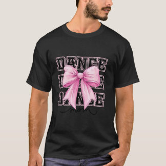 T-shirt Retro Danse Maman Coquette Bow À damiers Danse Mam