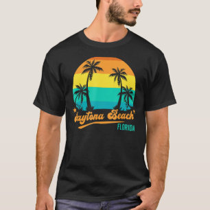 T-shirt Retro Daytona Beach Mens Femmes Cool Florida Beach