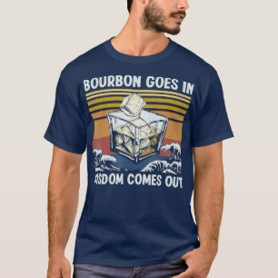 T-shirt Rétro de Bourbon Goes