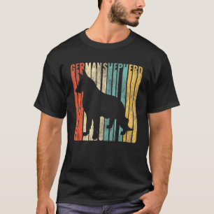 T-shirt Retro de German Shepherd 1970