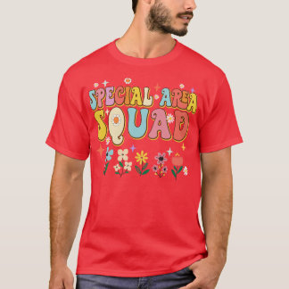 T-shirt Retro de l'enseignant de l'équipe spéciale