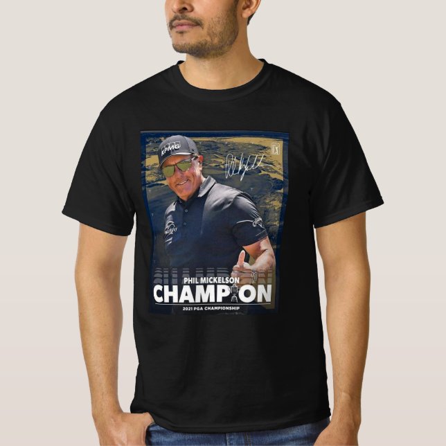 T-shirt Rétro de Phil Mickelson (Devant)