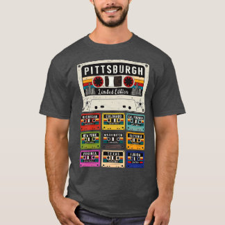 T-shirt Rétro de Pittsburgh City