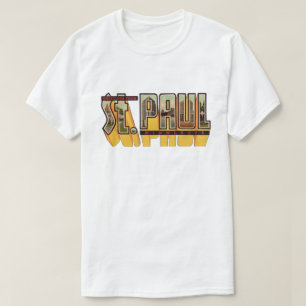 T-Shirt Rétro de Salutation St Paul