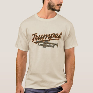 T-shirt rétro de trompette