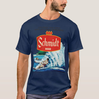 T-shirt Retro Defunct Schmidt Beer Ski nautique