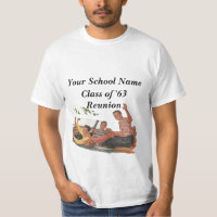 Rétro dessus vintage de souvenir de la Réunion de