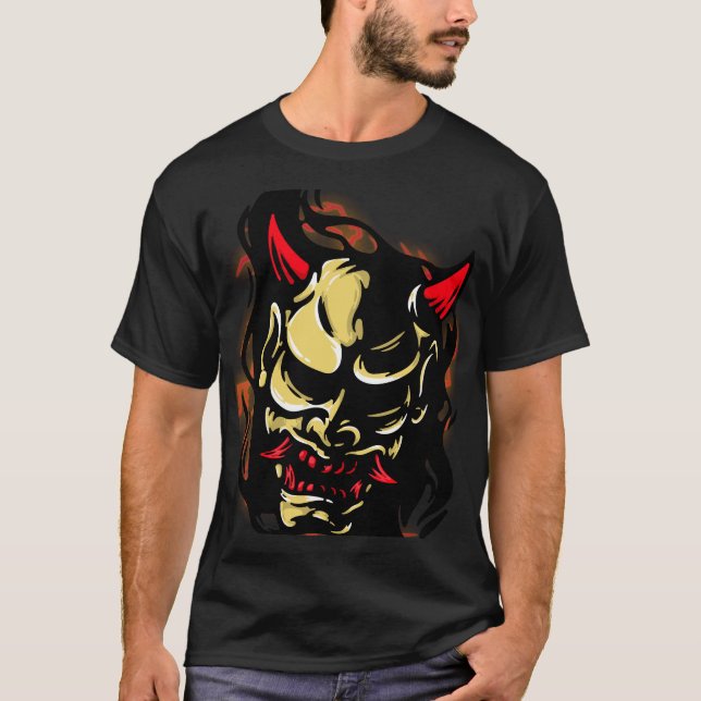 T-Shirt Retro Devil Head (Devant)