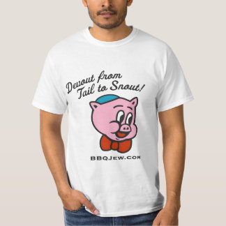 T-shirt Rétro dévot de la queue à la chemise de valeur de
