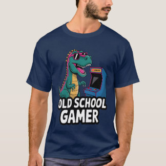 T-shirt Retro Dinosaur Gamingee vintage friends