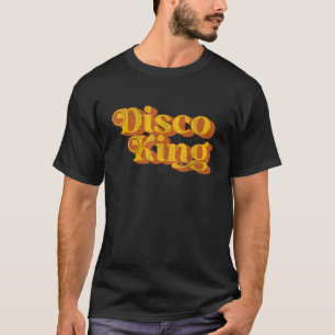 T-shirt Retro Disco King Funny Vintage 60 s 70 s Hommes de
