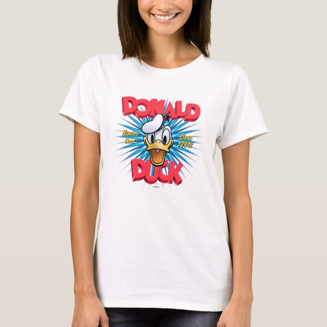 T-shirt Retro Donald Duck Heritage Graphic (Devant)