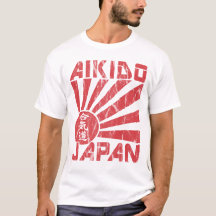 T-Shirt Rétro Drapeau Naval Japon Aikido