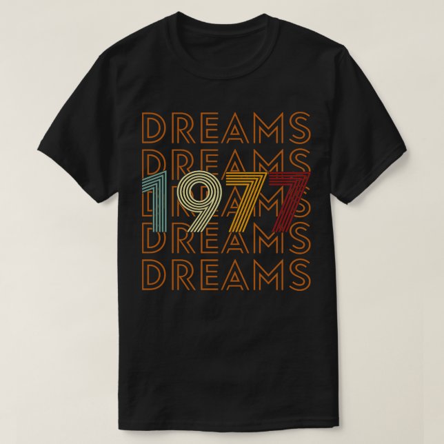 T-shirt Retro Dreams 1977 (Design devant)