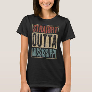 T-shirt Retro Droite Sortie Mississippi