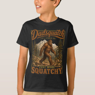 T-shirt Rétro drôle de père sasquatch bigfoot papa fête de