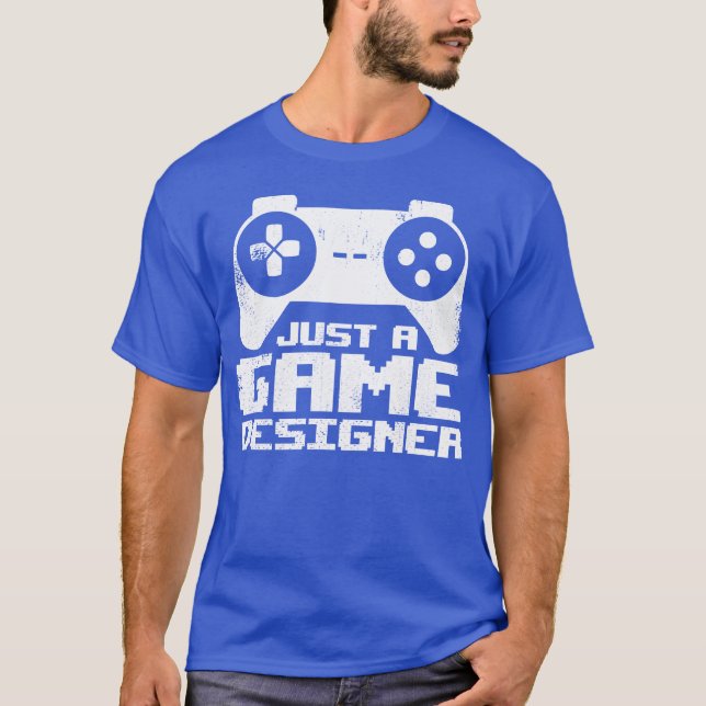 T-shirt Rétro du concepteur de jeux (Devant)