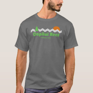 T-shirt Rétro du parc national du Capitol Reef