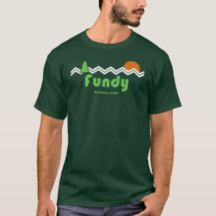 T-shirt Rétro du parc national Fundy