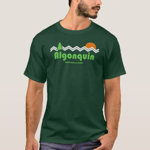 T-shirt Rétro du parc provincial Algonquin