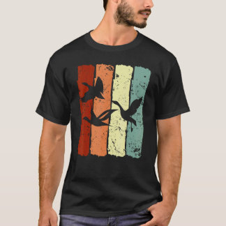 T-shirt Retro Duck Ducks Goose Geese Swan Swans Birds