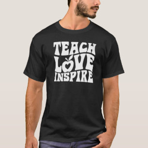 T-shirt Retro Enseignant Super Inspirational Happational R