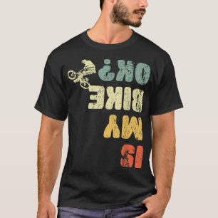 T-shirt Retro Est Mon Vélo Ok Jeunes Hommes Enfants Femmes