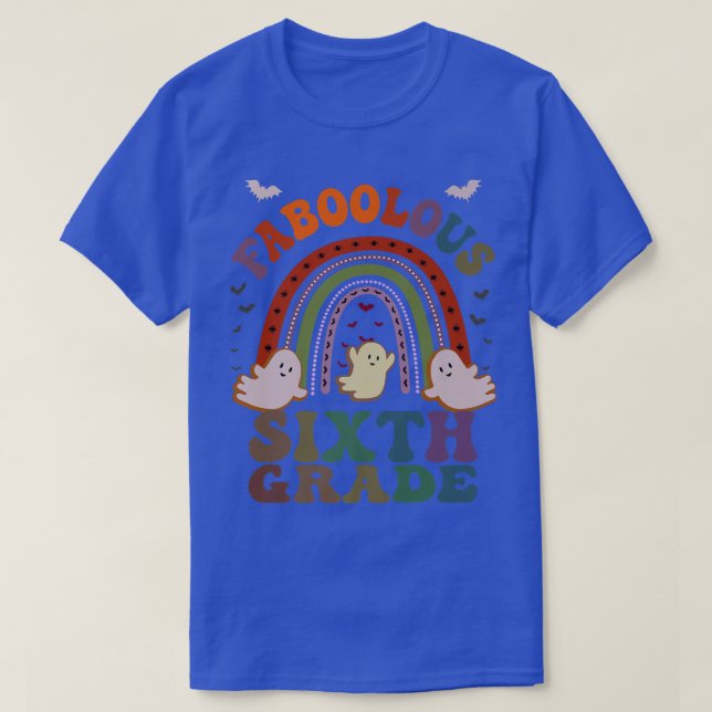 T-shirt Retro FABOOLOUS 6TH GRADE TEACHER Costume This Is  (Design devant)