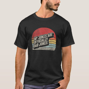T-shirt Retro Faire-part Grossesse Papa Mes plaisanteries