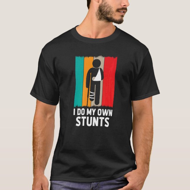 T-shirt Retro Faire Toutes Mes Propres Pierres Broyées Arm (Devant)
