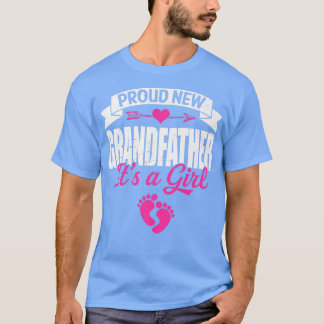 T-shirt Retro Famille Fière Nouveau Grand-Père C'est une f