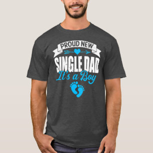 T-shirt Retro Family Proud New Single Papa It's A Boy
