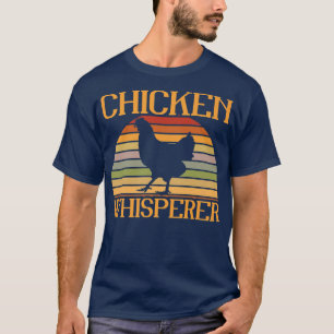 T-shirt Rétro-fermier de poulet Whisperer
