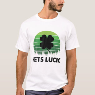 T-shirt Retro Fets Luck St. Patrick's Day Irlandais Clover